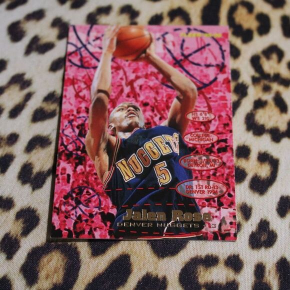 Jalen Rose #47 Basketball Card - Picture 1 of 2